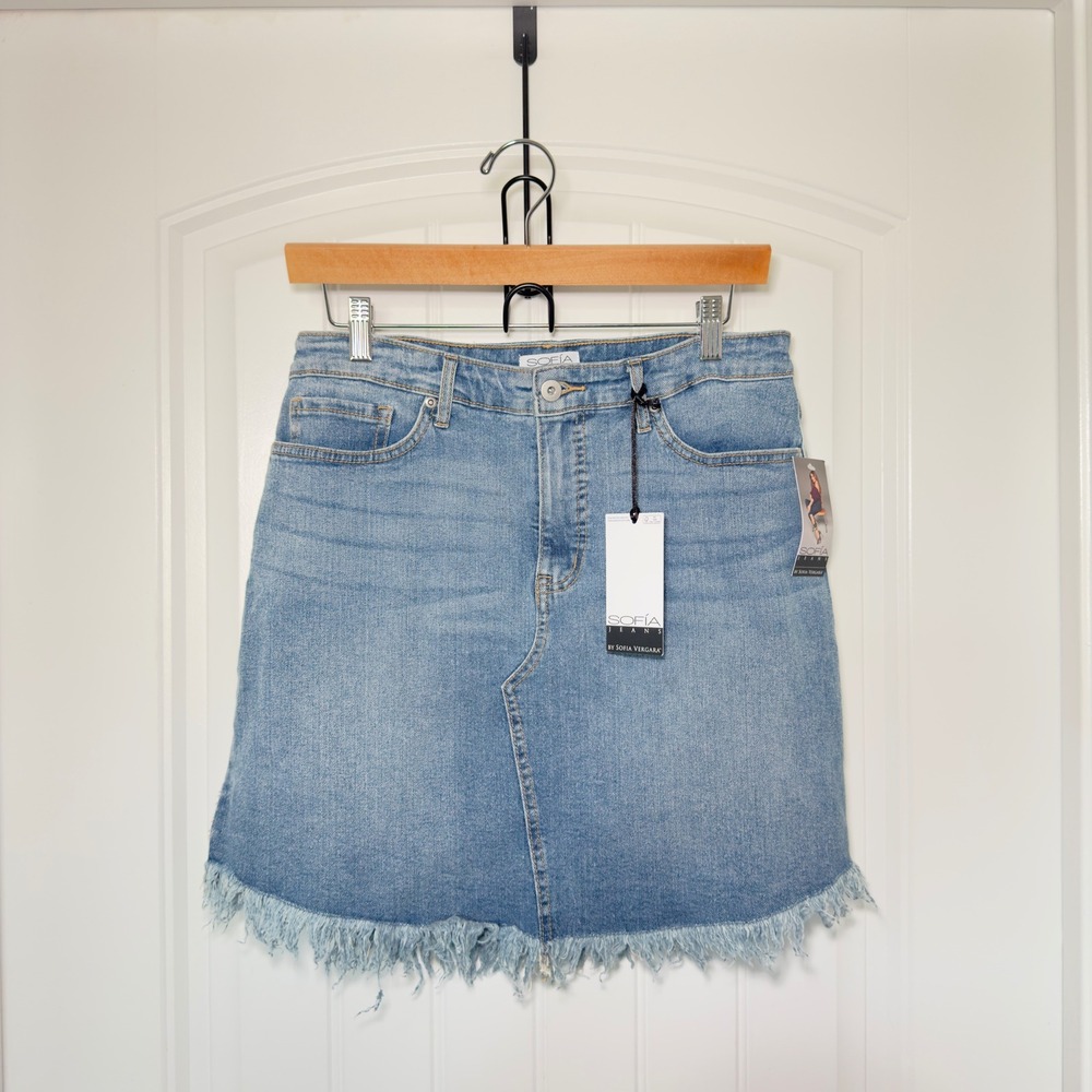 Sofia Jeans By Sofia 10 Y2K Indie Sleaze Boho Western High Rise Denim Skirt